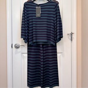 Weekend Max Mara Label-cut Jumper&Casual Wide Leg Pants SET Spring/ Summer